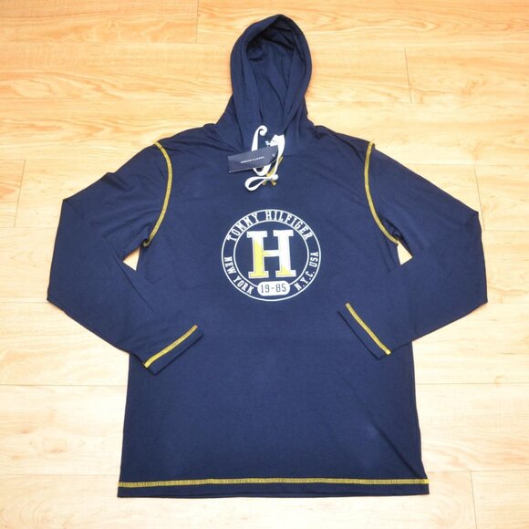 Tommy Hilfiger Men's Long Sleepwear Hooded Sleepwear BNWT - Picture 1 of 5